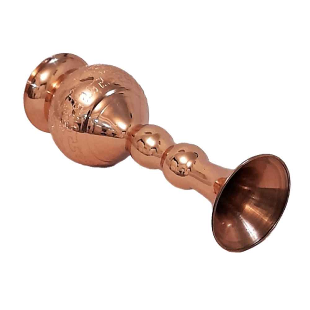 Handcrafted Decorative Persian Hammered Copper Vase, Featuring the Raaz Model in a Classic Bottle Silhouette