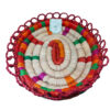Persian Handwoven Palm Leaf Storage Basket Model Sareh