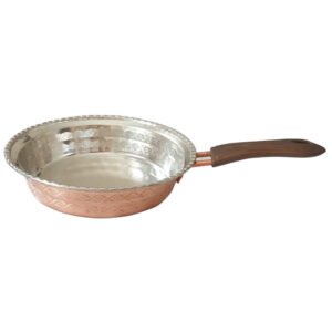 Handcrafted Persian Copper Frying Pan – Abbasi Hammered Design