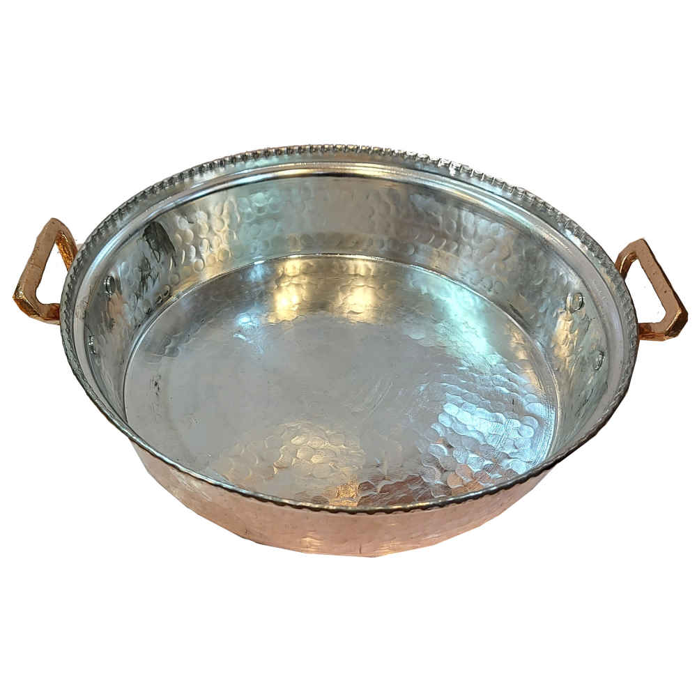 Persian Copper Sauté Pan – Handcrafted Asa Hammered Design