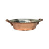 Persian Copper Sauté Pan - Handcrafted Zanjan Hammered Design