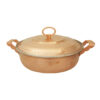 Persian Copper Sauté Pan with Lid - Dara Hammered Model
