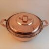 Persian Copper Sauté Pan with Lid - Faraz Hammered Model