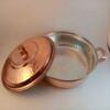 Persian Copper Sauté Pan with Lid - Faraz Hammered Model