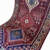 Hand-Knotted Persian Bakhtiyari Arsalan Runner Rug (Tribal Geometric Diamond) - Red Wool