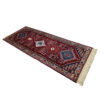 Hand-Knotted Persian Bakhtiyari Arsalan Runner Rug (Tribal Geometric Diamond) - Red Wool