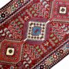 Hand-Knotted Persian Bakhtiyari Arsalan Runner Rug (Tribal Geometric Diamond) - Red Wool