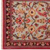 Hand-Knotted Persian Qom Aseman Runner Rug (Classical Floral Medallion) - Red Kork Wool