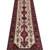 Hand-Knotted Persian Ilia Runner Rug (Tribal Geometric Medallion Pattern) - Red Wool