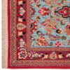 Hand-Knotted Persian Qom Sahar Runner Rug (Classical Floral Medallion) - Red Kork Wool