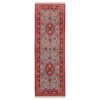 Hand-Knotted Persian Qom Sahar Runner Rug (Classical Floral Medallion) - Red Kork Wool