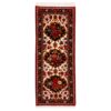 Hand-Knotted Persian Bakhtiyari Sina Runner Rug (Traditional Floral Medallion) - Red Wool