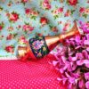 Decorative Copper Vase Hand-Painted with Persian Minakari Enamel, Featuring the Tahoora Model with a Classic Floral Pattern