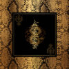 Persian Printed Silk Shawl Double Sided Artistic Calligraphy Poem