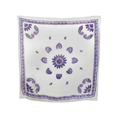 Persian Silk Scarf for Women - Luxe and Vibrant Banafshe Design