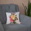Velvet Printed Cushion Cover - Rose Design (Set of 2)