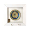 Decorative Wooden Wall Key Holder with the Deign Cheshm Nazar C2