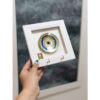 Decorative Wooden Wall Key Holder with the Deign Cheshm Nazar C2
