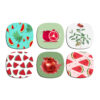 Yalda Pomegranate & Watermelon Coasters – Round Artistic Wooden Set