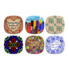 Romantic Persian Calligraphy Coasters – Round Wooden Drink Protector Set