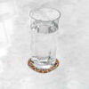Traditional Persian Geometric Coasters – Round Wooden Artistic Set