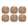 Traditional Persian Geometric Coasters – Round Wooden Artistic Set