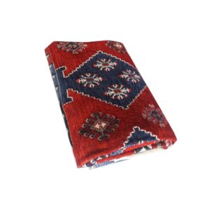 Large Boho Persian Style Zarbaft Indoor Floor Mat