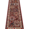 Hand-Knotted Persian Bakhtiyari Arezoo Runner Rug (Bakhtiari Garden Panel) - Black Wool
