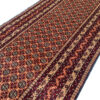 Hand-Knotted Persian Kamand Runner Rug (Tribal All-over Mahi / Herati) - Brown Kork Wool