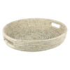 Persian Handwoven Palm Leaf Storage Basket Model Atena