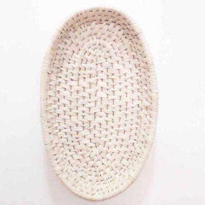Persian Handwoven Palm Leaf Basket Model Leyli