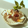 Persian Handwoven Palm Leaf Basket with Handles Model Nesa