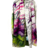 Persian Printed Silk Shawl Double Sided Artistic Calligraphy Atoosa