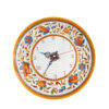 Stained Glass Wall Clock Floral Design Model Tara