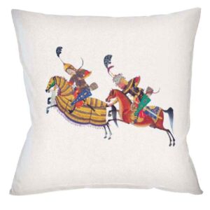 Persian Velvet Cushion Cover – Cheshm Nazar Design (Set of 2)