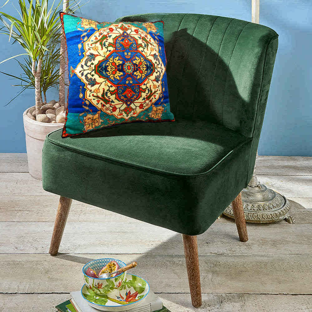 Ethnic Velvet Cushion Cover – Haris Model (Set of 2)