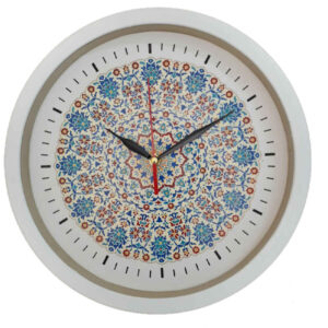 Persian-Inspired Analog Patterned Wall Clock – Termeh