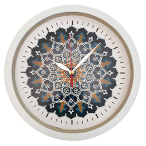 Persian-Inspired Analog Patterned Wall Clock – Toranj
