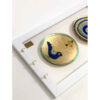 Decorative Wall Key Holder with the Deign Cheshm Nazar 02