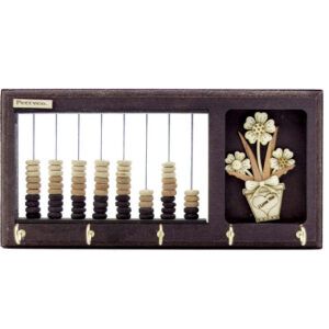 Decorative Wooden Wall Key Holder with the Deign Chortkeh