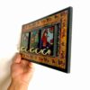 Handcrafted Persian Wooden Wall Key Holder Model Khatoon