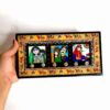 Handcrafted Persian Wooden Wall Key Holder Model Khatoon