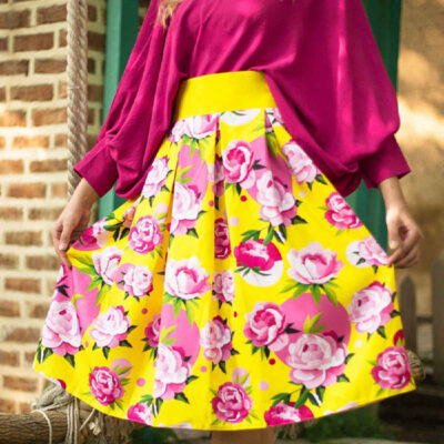 Persian A Line Skirt for Women Model Bahar