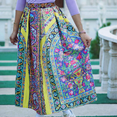 Persian Flared Skirt for Women Model Golestan