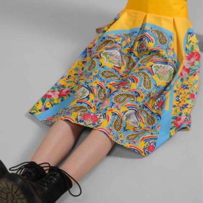 Persian Flared Skirt for Women Model Naghshineh