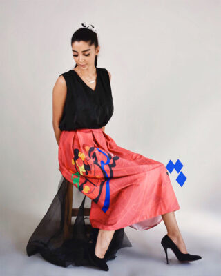 Persian Flared Skirt for Women Model Sedayeh Eshgh