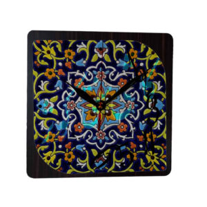 Persian-Inspired Analog Patterned Wall Clock – Javid