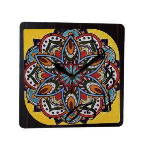 Persian-Inspired Analog Patterned Wall Clock – Mehr