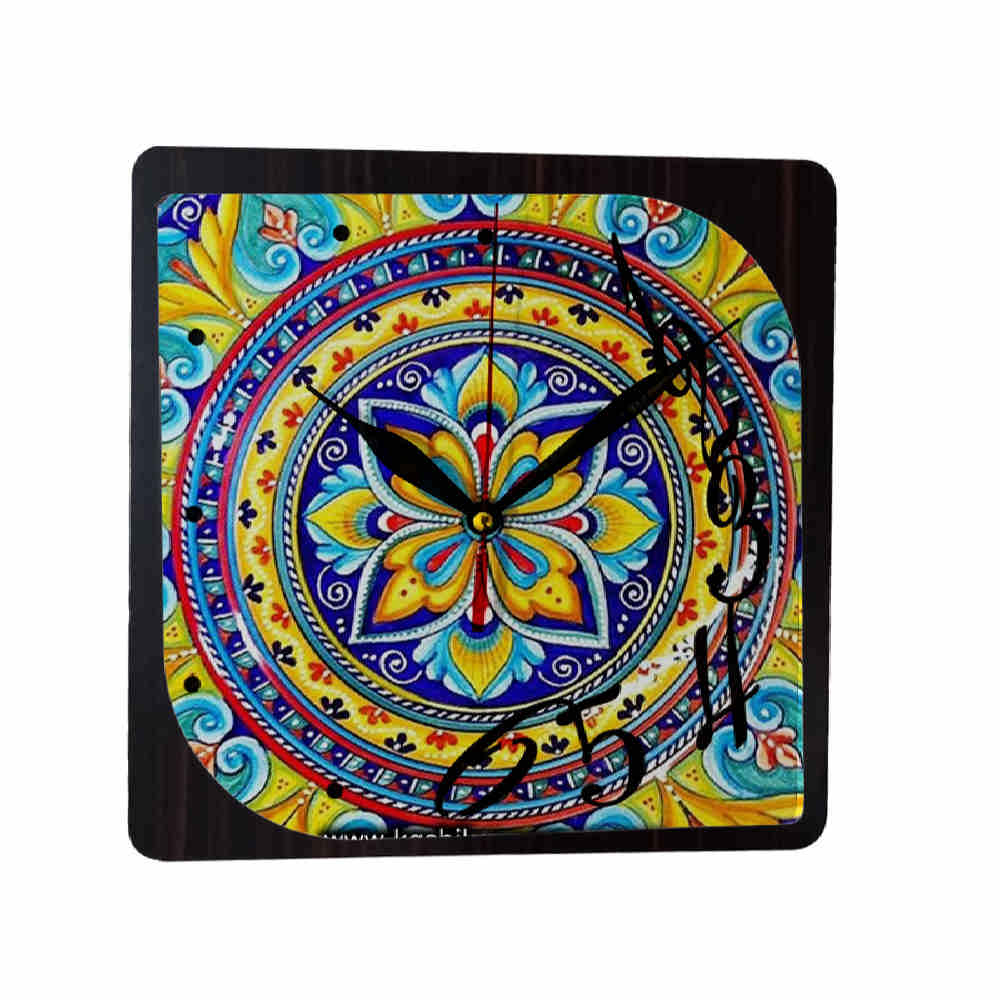 Persian-Inspired Analog Patterned Wall Clock – Toranj
