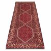 Hand-Knotted Persian Bijar Toranj Runner Rug (Traditional Mahi Medallion / Herati) - Red Wool